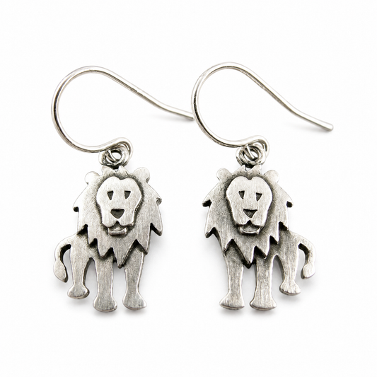 Vintage Lion Earrings