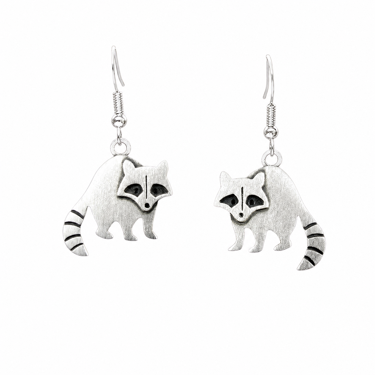 Vintage Raccoon Earrings