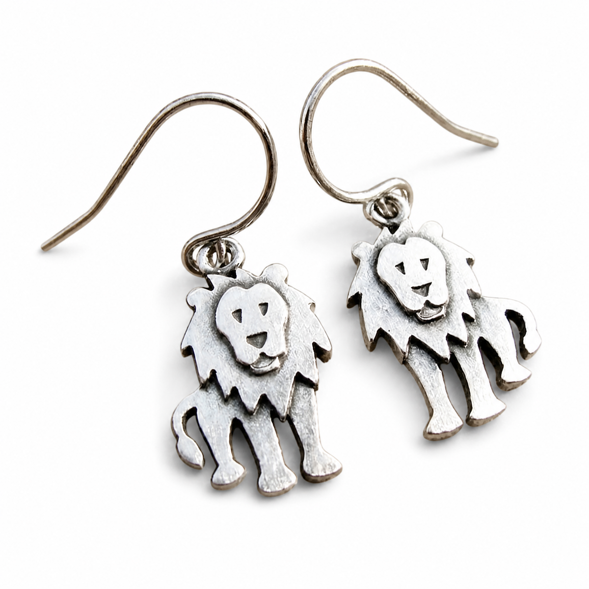Vintage Lion Earrings