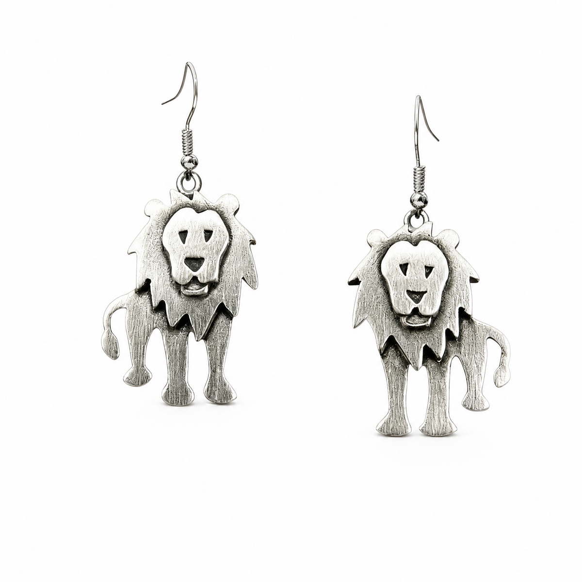 Vintage Lion Earrings