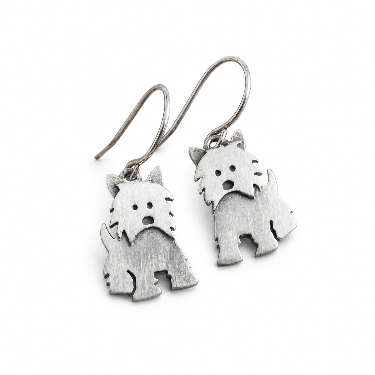 Vintage Westie Earrings