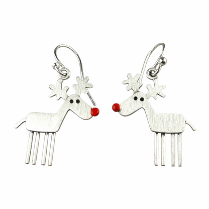 Vintage Rudolph Earrings