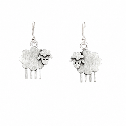 Vintage Sheep Earrings