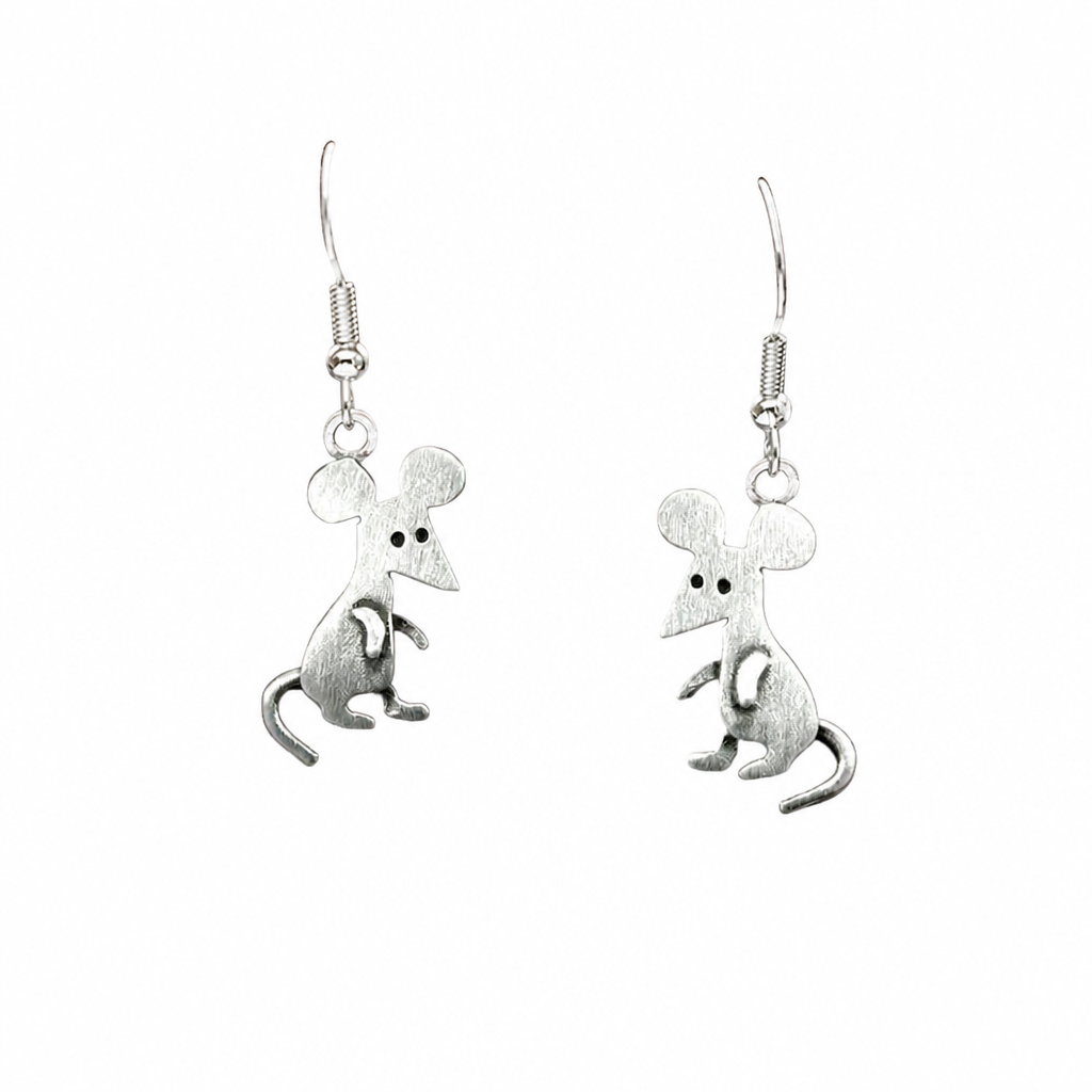 Vintage  Mouse Earrings