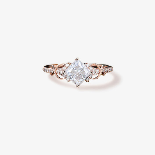 [⚡50% OFF] It's OK To Not Be OK Princess Cut Moissanite Ring