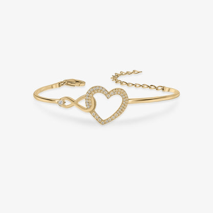 To my Daughter No matter how far you go, you'll always have my heart - Infinite Heart Bracelet